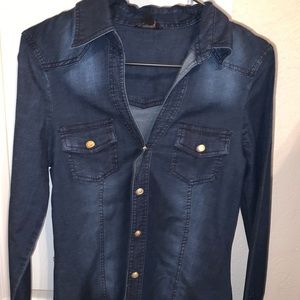 Guess Denim Button Up Shirt